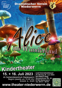 Alice im Wunderland - Kindertheater in Niederwerrn